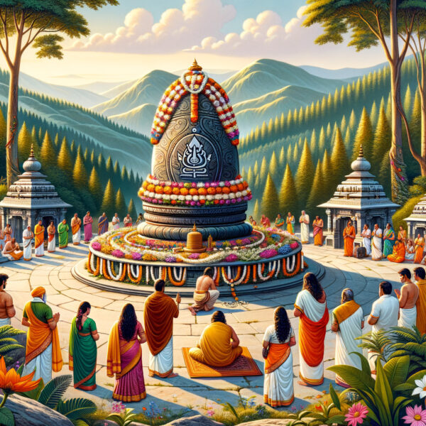 Image of Mallikarjuna temple in Srisailam