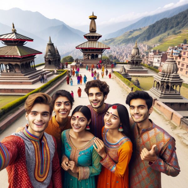 Indian Tourists in Nepal - Reason 8 Indian travelers exploring Nepal - Reason 8