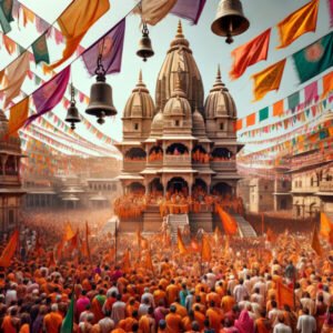 Kanwariyas at Baba Baidyanath Temple in Shravan mela