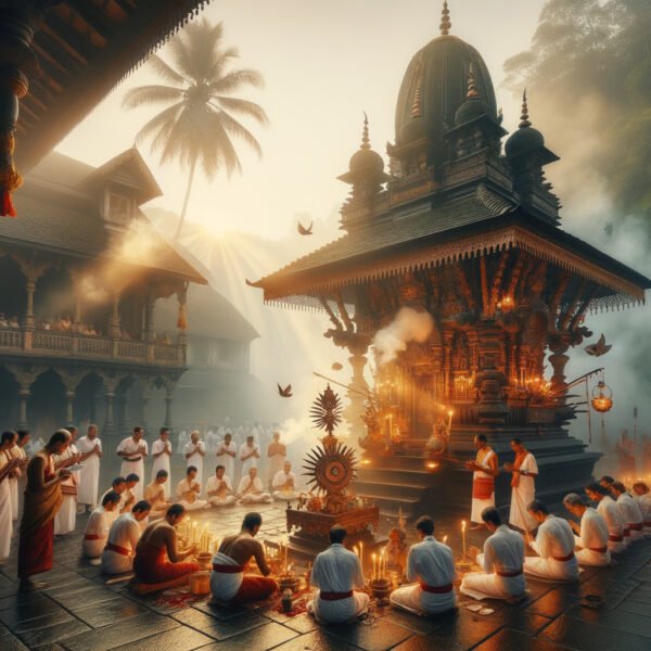 Indian pilgrims praying at Pashupatinath Temple on first Shravan Somvar 2025