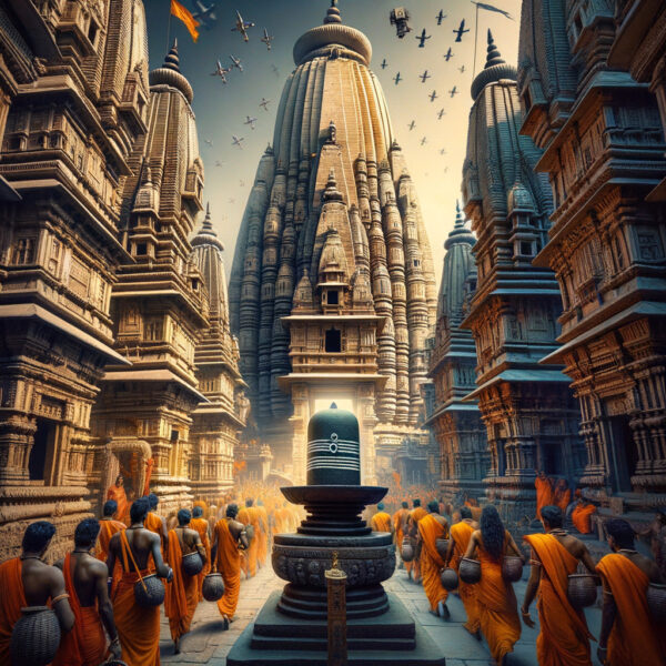Vaidyanath Deoghar Temple Image of Vaidyanath temple and Jyotirlinga