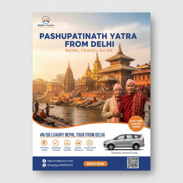 Your Gateway to Nepal: Complete Travel Guide with Madhu Tourism Complete Nepal Travel Guide from Delhi to Pashupatinath