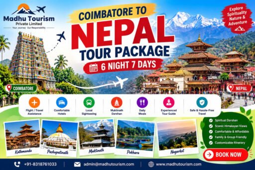 Madhu tourism Private Limited Coimbatore to Nepal